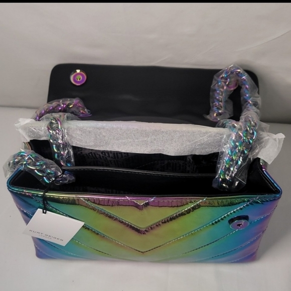 Kensington XXL Leather Shoulder Bag KURT GEIGER LONDON - Picture 6 of 16